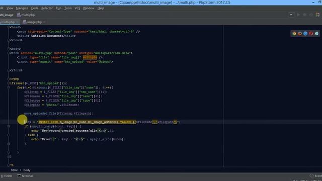 Multiple image upload in php смотреть онлайн