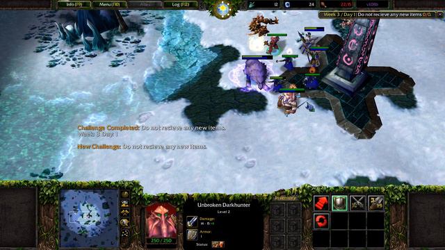 Warcraft 3 Test of Faith #5 - What does a queen do? смотреть онлайн