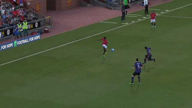 Man United legends vs Arsenal Legends Cristiano Ronaldo Long Range Goal from start Fifa 14 in 2022 смотреть онлайн