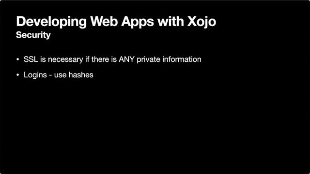 Xojo Webinar: Developing Web Apps with Xojo смотреть онлайн