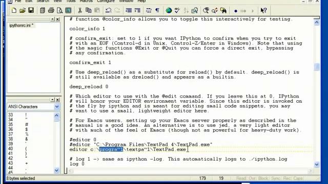 Python Development with IPython: Using the Textpad Editor from Within IPython смотреть онлайн