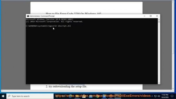 Fix Error Code 2738 On Windows 10