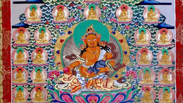 黃財神心咒 Yellow Jambhala Mantra 嗡 藏巴拉 藏鍊札呀 梭哈 Yellow Jambhala смотреть онлайн