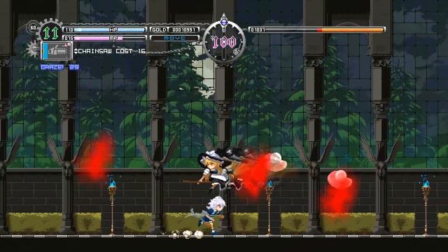 Touhou Luna Nights Marisa boss fight смотреть онлайн