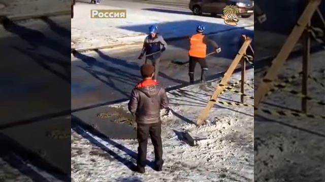 Как чинят дороги в России и США: в Сети смеются смотреть онлайн