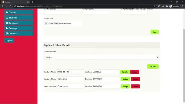 Udemy Clone PHP Project | PHP and MySQL | Project Uclone Demonstration смотреть онлайн