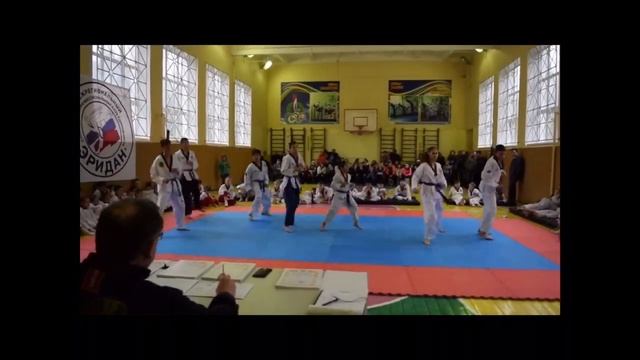 Сдача на сине-красный пояс по тхэквондо вт(втф) | certification on blue-red belt for Taekwondo WT смотреть онлайн
