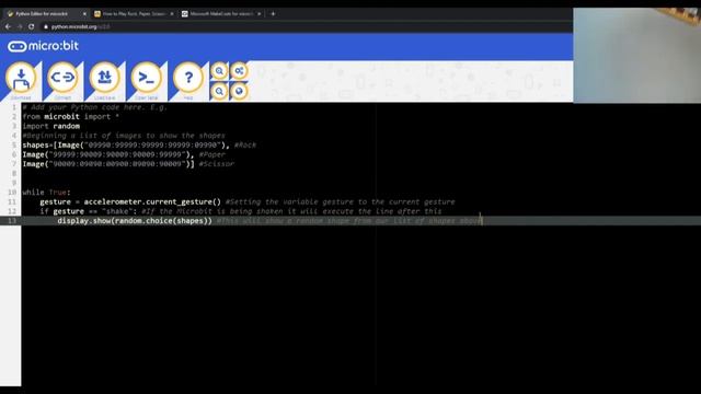 How to Play Rock Paper Scissors on the BBC Microbit | Python Editor смотреть онлайн