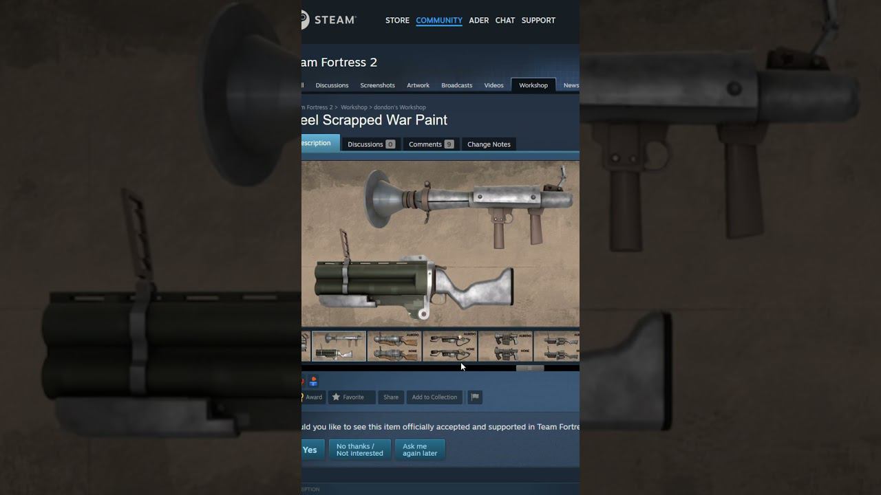 Топовый Скин #shorts #teamfortress2 #tf2 #ader #тф2 смотреть онлайн