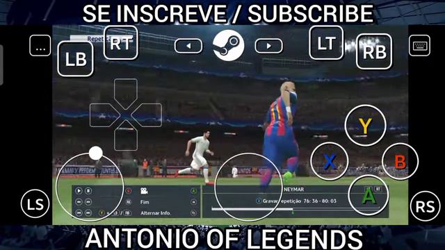 JOGO DE CONSOLE NO CELULAR | JOGUEI PES 2017 DE CONSOLE NO CELULAR | JOGO DE PS5 & PC NO CELULAR 🤯 смотреть онлайн