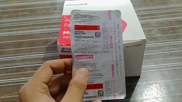 Mahagesic-P TABLET || PRIME MANKIND || ZERODOL P TABLET