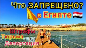ЗАПРЕТЫ на отдыхе. Что НЕЛЬЗЯ ДЕЛАТЬ на египетских курортах. Важные правила. ПРОБЛЕМЫ Египет 2023