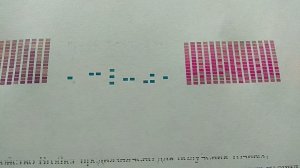 Brother MFC 525W первый запуск после сборки тест дюз