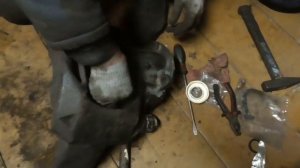 Ремонт суппорта на Скании часть 1