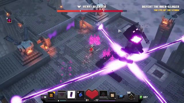 Defeating the Arch-Illager on Apocalypse Mode (Minecraft Dungeons) смотреть онлайн