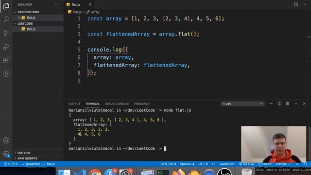 Javascript WTF question - The array method flat and how to use it смотреть онлайн