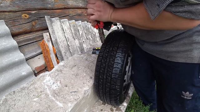 Ремонт бескамерного колеса своими руками смотреть онлайн