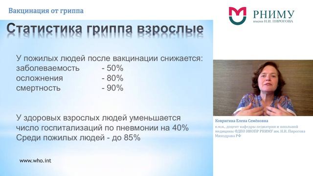 Вакцинация против гриппа смотреть онлайн