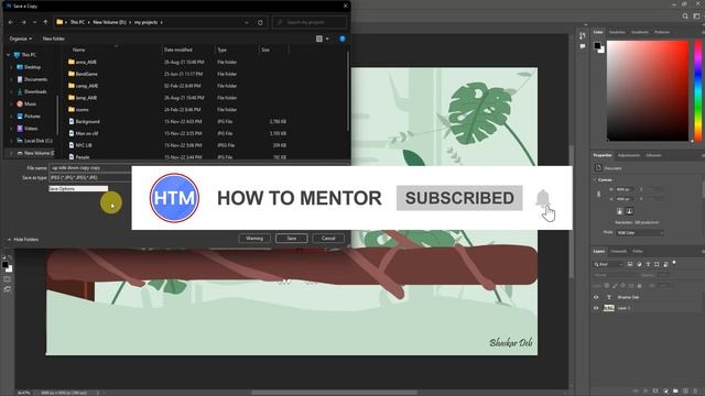 How To Save In Photoshop As JPEG (EASY!) смотреть онлайн
