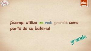Endless Spanish Letter W - Sight Words: WOK | Originator Games