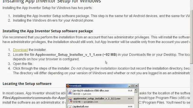 App Inventor Setup смотреть онлайн