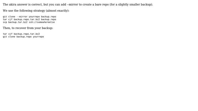 How do I backup a git repo? ? (4 Solutions!!) смотреть онлайн