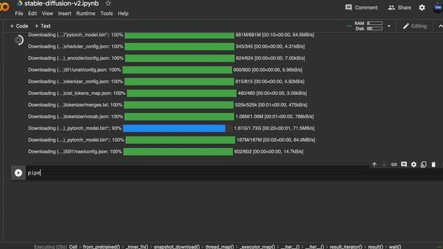 Stable Diffusion Inference in PyTorch. смотреть онлайн
