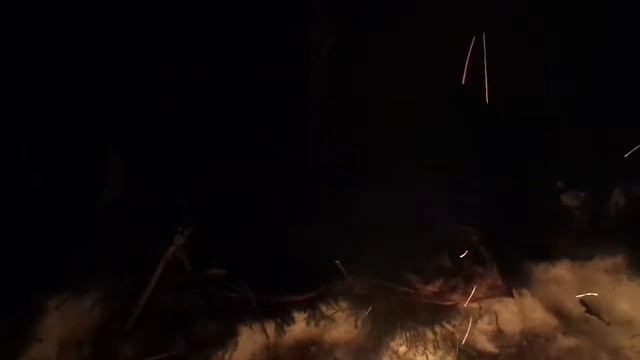 Костёр-нодья! Чтобы не замёрзнуть в зимнем лесу! Оборудование ночлега! смотреть онлайн