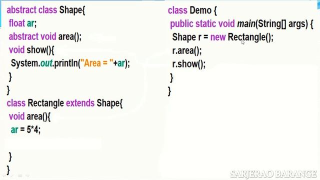 abstract class in java. can abstract class have constructors? abstraction in java смотреть онлайн
