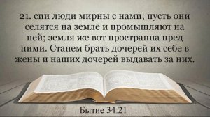 Лучшая Видео Библия. Чтение Бытие. Главы 33-35. Синодальный перевод