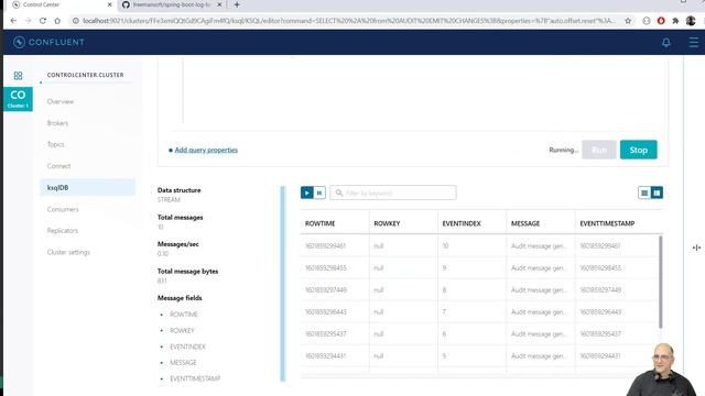 Java Logs and Audit to Kafka viewing with Streams and KSQL смотреть онлайн