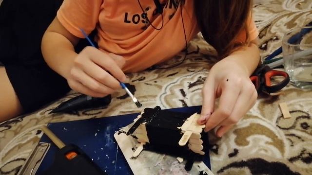 Делаем лавочку из палочек от мороженного. Часть 3. Ридель Алиса. 6 класс. смотреть онлайн