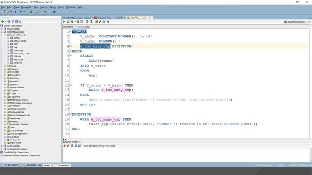 User Defined Exception in PL/SQL in Oracle || Oracle Database Tutorial|| Database interview questio смотреть онлайн