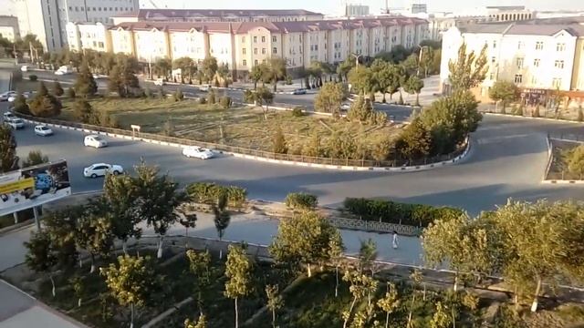 Нукус. Вид с Гостиницы Ташкент. смотреть онлайн
