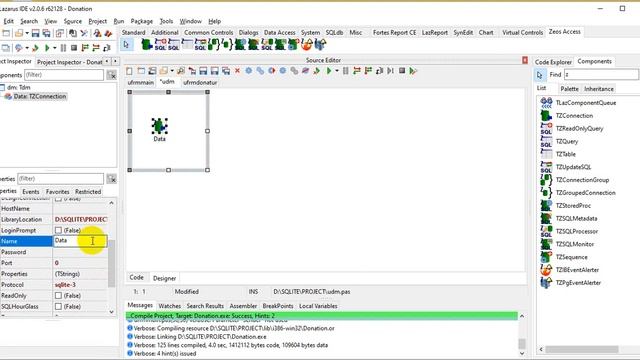 Connection Data Module - CodesTube Lazarus Project Part 4 смотреть онлайн