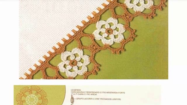 КАЙМА КРЮЧКОМ. СХЕМЫ. смотреть онлайн