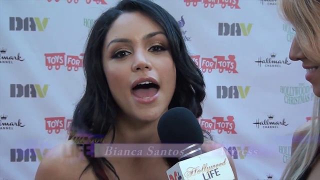 BIANCA SANTOS INTERVIEW BY LEILA CIANCAGLINI WITH HER TV SHOW HOLLYWOOD LIFE смотреть онлайн