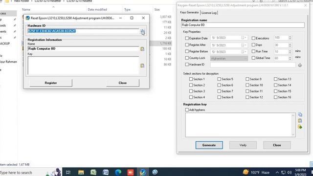 How to reset & Resetter Epson L3110 And L3210 Printer смотреть онлайн