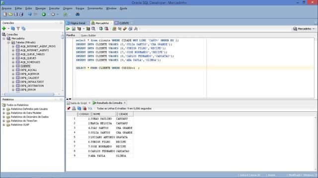 SelectTec | Aula Nº 9 | Operador between - Oracle SQL Developer смотреть онлайн
