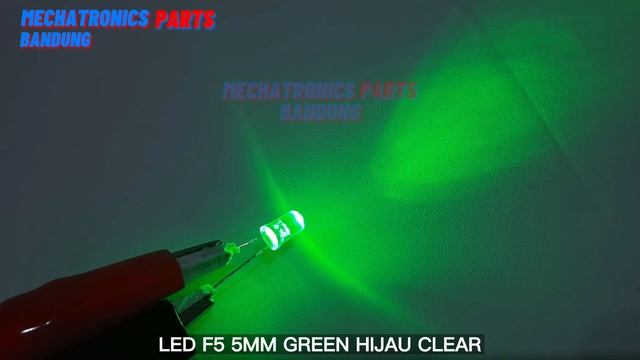 REVIEW LED F5 5MM SUPER BRIGHT GREEN HIJAU CLEAR смотреть онлайн