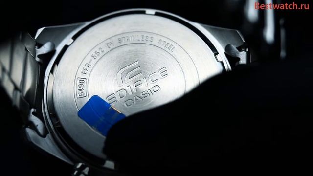 Обзор кварцевых хронографов Casio EFR-552D-1A2, EFR-552D-1A смотреть онлайн