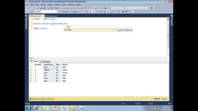 SQL Rank function смотреть онлайн