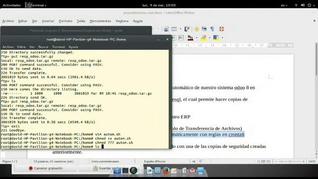 Como hacer backups (respaldos) en postgresql (odoo 8) ubuntu debian (script automatico) Resubido смотреть онлайн