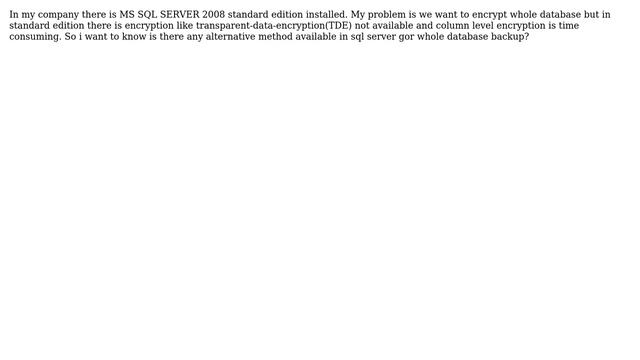 Databases: SQL Server 2008 Database encryption смотреть онлайн