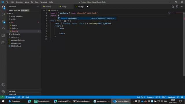 Criando um blog com ReactJS + WordPress - Introdução смотреть онлайн