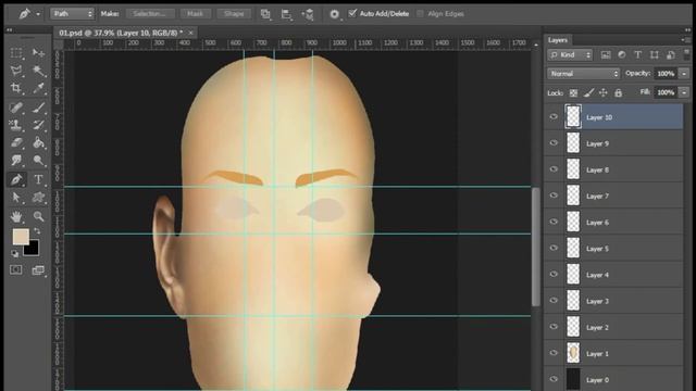 Painting with Brushes in Photoshop Speed Painting - Photoshop Tutorial from picture reference 05 смотреть онлайн
