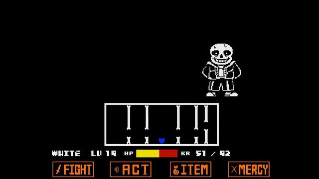 Sans Boss Fight Done! (Insane Battle) - Undertale - The White Ender смотреть онлайн