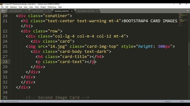 Create Responsive Bootstrap 4 Cards | Bootstrap 4 Cards смотреть онлайн