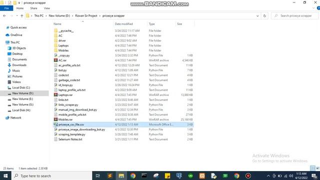 Mobiles, Laptops & ACs website scraping bot - Python смотреть онлайн