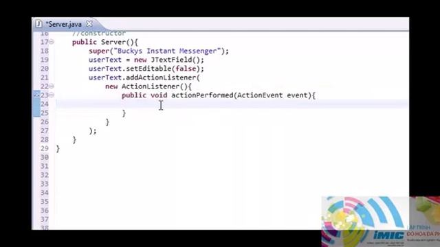 Intermediate Java Tutorial 39 GUI for Bucky Instant Messenger смотреть онлайн